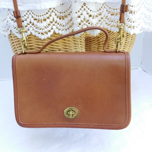 Coach Handbags - Vintage Coach Legacy Casino Crossbody Purse Tan